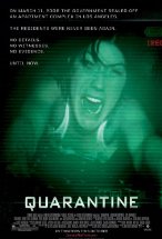 A picture of a woman screaming caught in a night vision camera